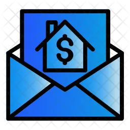 Immobilienmail  Symbol