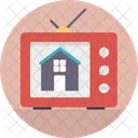 Immobilien-TV-Werbung  Symbol