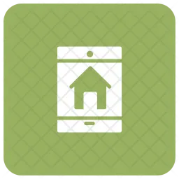 Immobilien-Website  Symbol