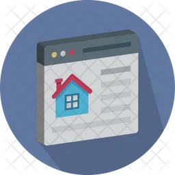 Immobilien-Website  Icon