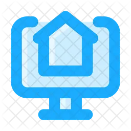 Immobilien-Website  Symbol