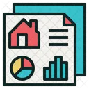 Immobilienanalyse  Symbol