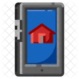 Immobilienanwendung  Symbol