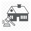 Immobilienauktion  Symbol