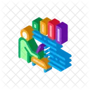 Immobilienmakler-Diagramm  Symbol