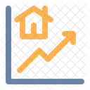 Immobilienpreise steigen  Symbol