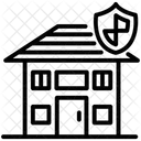 Immobilienschutz Gebaudeschutz Objektschutz Symbol