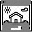 Standort Architektur Haus Symbol