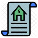 Immobilienvertrag  Symbol