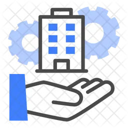 Immobilienverwaltung  Symbol