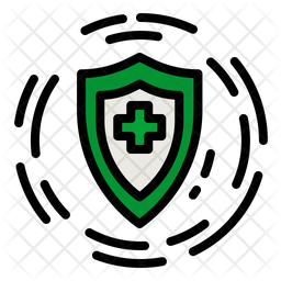 Immune System Icon - Download in Colored Outline Style
