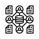 Distributed Ledger Decentralized Icon