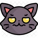 Gato Gatito Emoji Icono