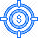 Impact Investing Target Dollar Icon