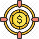 Impact Investing Target Dollar Icon
