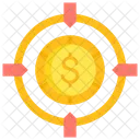 Impact Investing Target Dollar Icon
