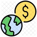 Impacto Influencia Dolar Icono