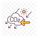 Dioxido Gas Co 2 Icono