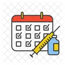 Impfkalender Impfplan Impfplan Symbol