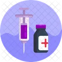 Impfstoff Spritze Medizin Icon