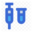 Impfstoff Injektion Spritze Symbol