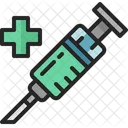 Impfstoff Medizin Spritze Icon