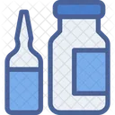 Impfstoffflasche  Symbol