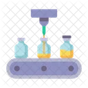 Impfstoff Produktion Herstellung Symbol