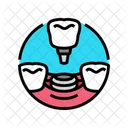 Implant Dental Procedure Icon