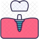 Gum Implant Dental Icon