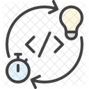 Implementação de código  Ícone