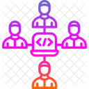 Implementacion De Codigo Software Desarrollo Icono