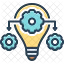 Implementation Cogwheel Idea Icon