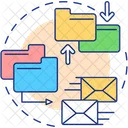 Import and export features  Icon