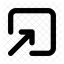 Export Arrow File Icon