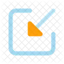 File Arrow Save Icon