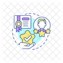 Importance of qualifications  Icon