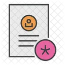 Important Star Document Icon