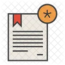 Important Star Certificate Icon