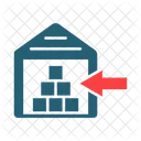 Importation Exportation Fleche Icône