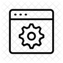 Impostazione Internet Configurazione Browser Icon