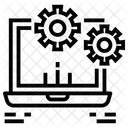 Impostazione Del Laptop Impostazione Del Sistema Configurazione Del Sistema Icon
