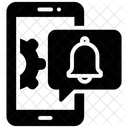 Impostazione Di Notifica Impostazione Mobile Impostazione Avviso Mobile Icon