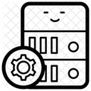 Impostazioni Del Server Dati Configurazione Del Server Manutenzione Del Server Icon