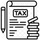 Imposto Papel Fiscal Tarifa Ícone