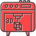 Impresora 3d  Icono