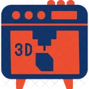 Impresora 3d  Icono