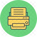 Impresora Fax Papel Icono