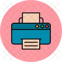 Impresora Fax Papel Icono