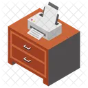 Impresora Mesa Para Impresora Equipo De Oficina Icon